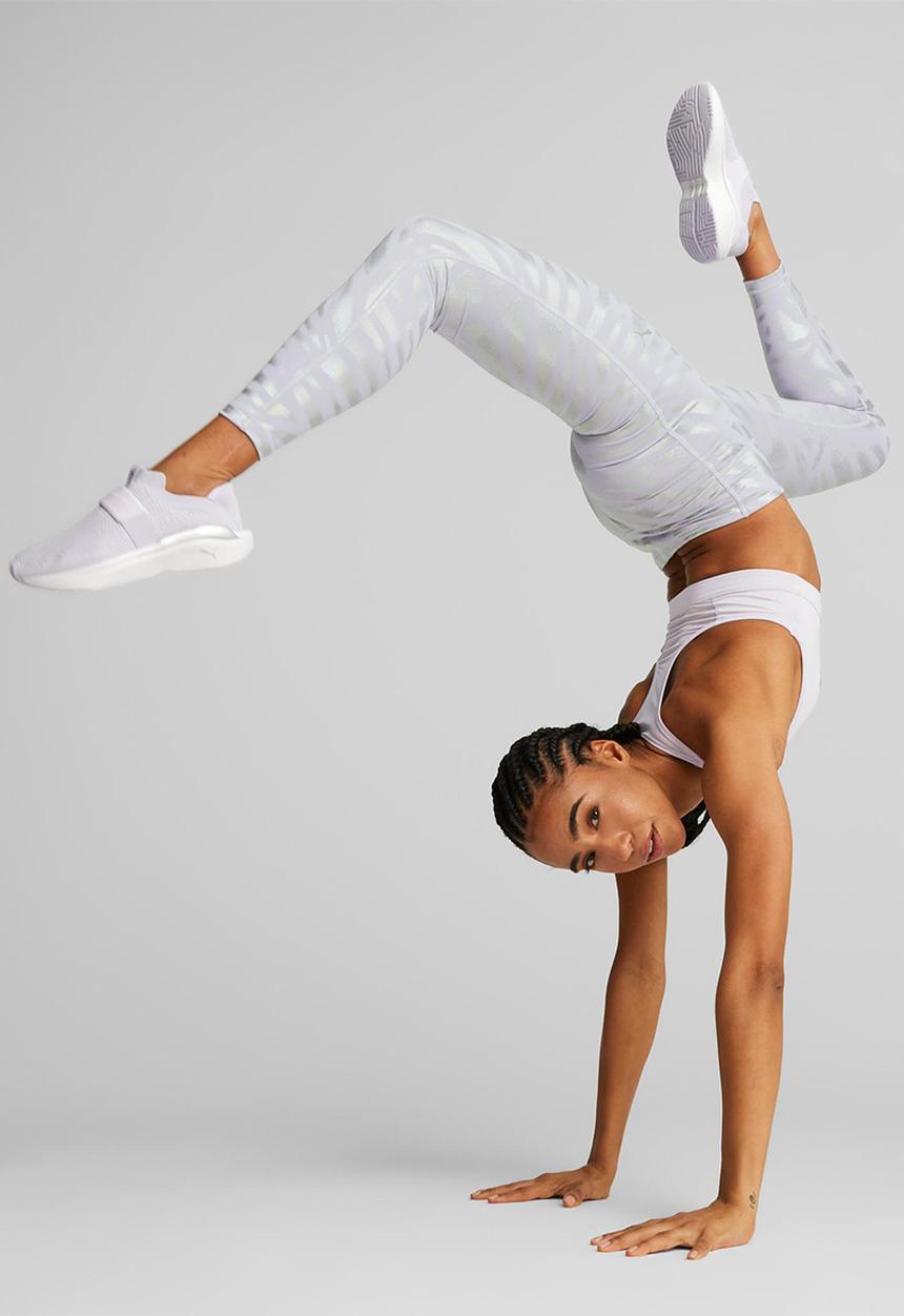 PUMA - Nova shine high waist 7/8 tight - spring lavender