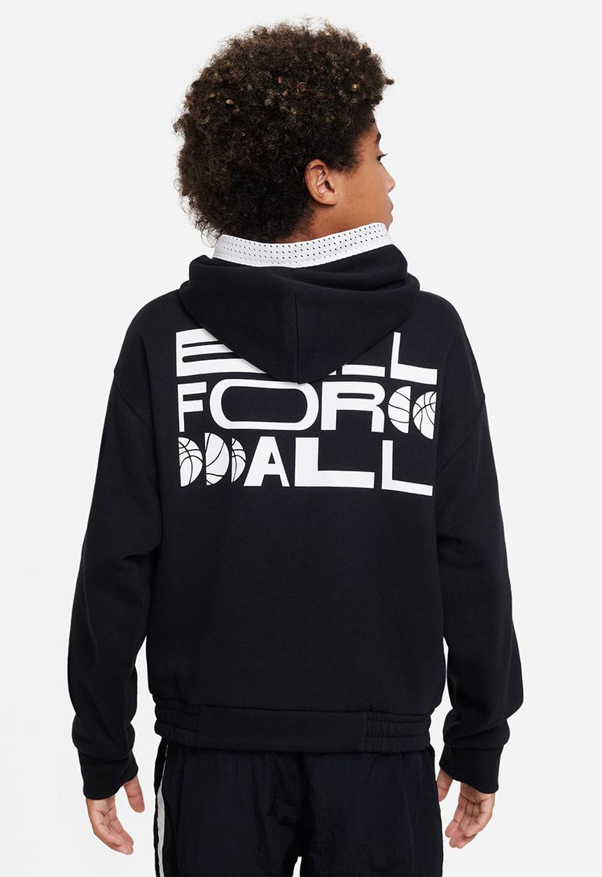 Nike - Culture of basketball reversible hoodie - black/white/opti yellow