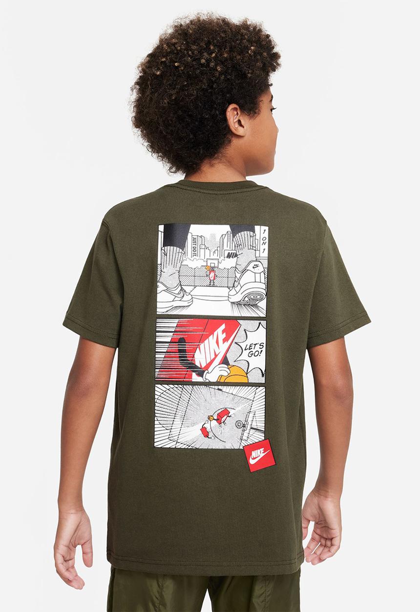Nike - U nsw tee multi boxy sp23 - cargo khaki