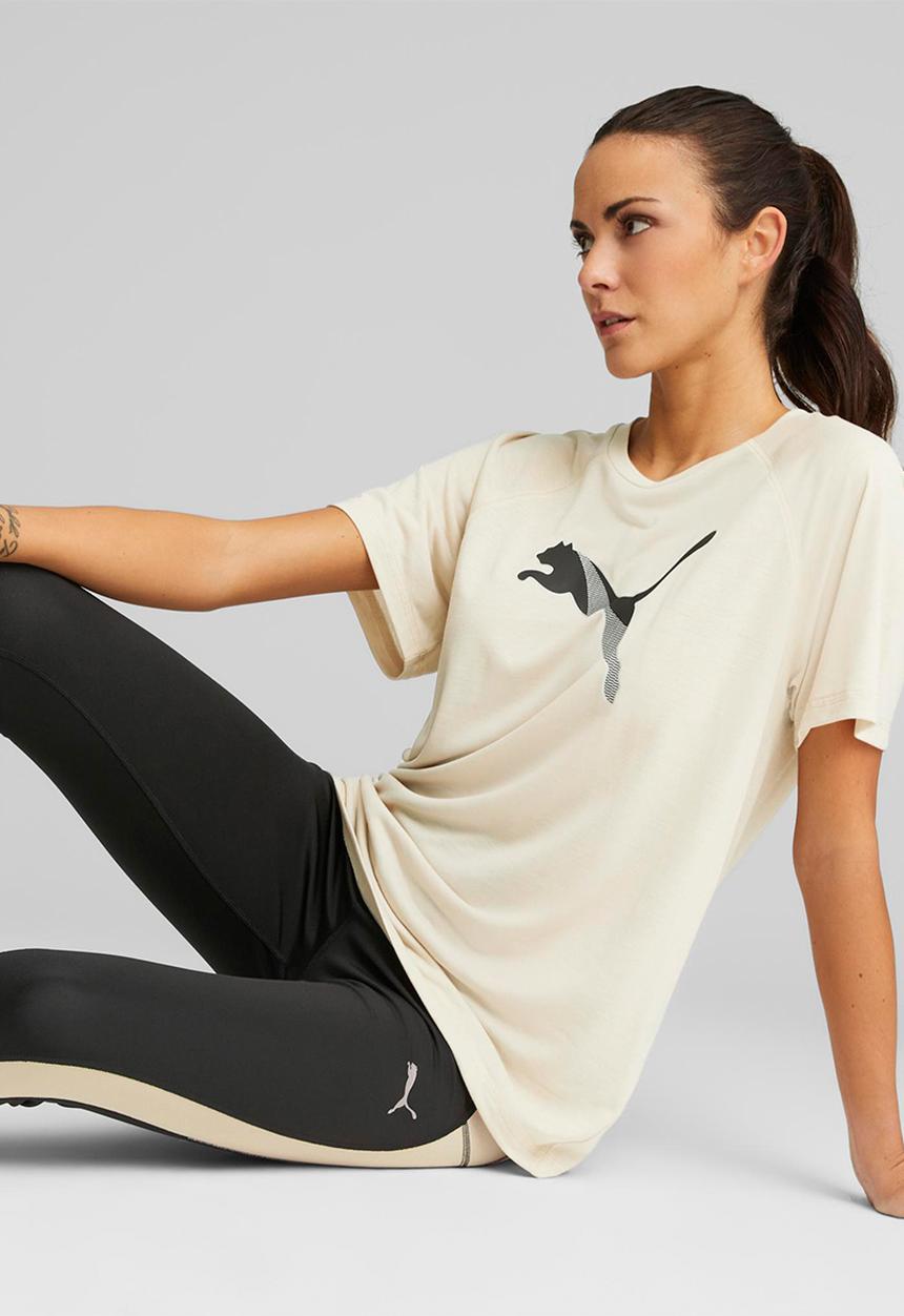 PUMA - Evostripe tee - granola