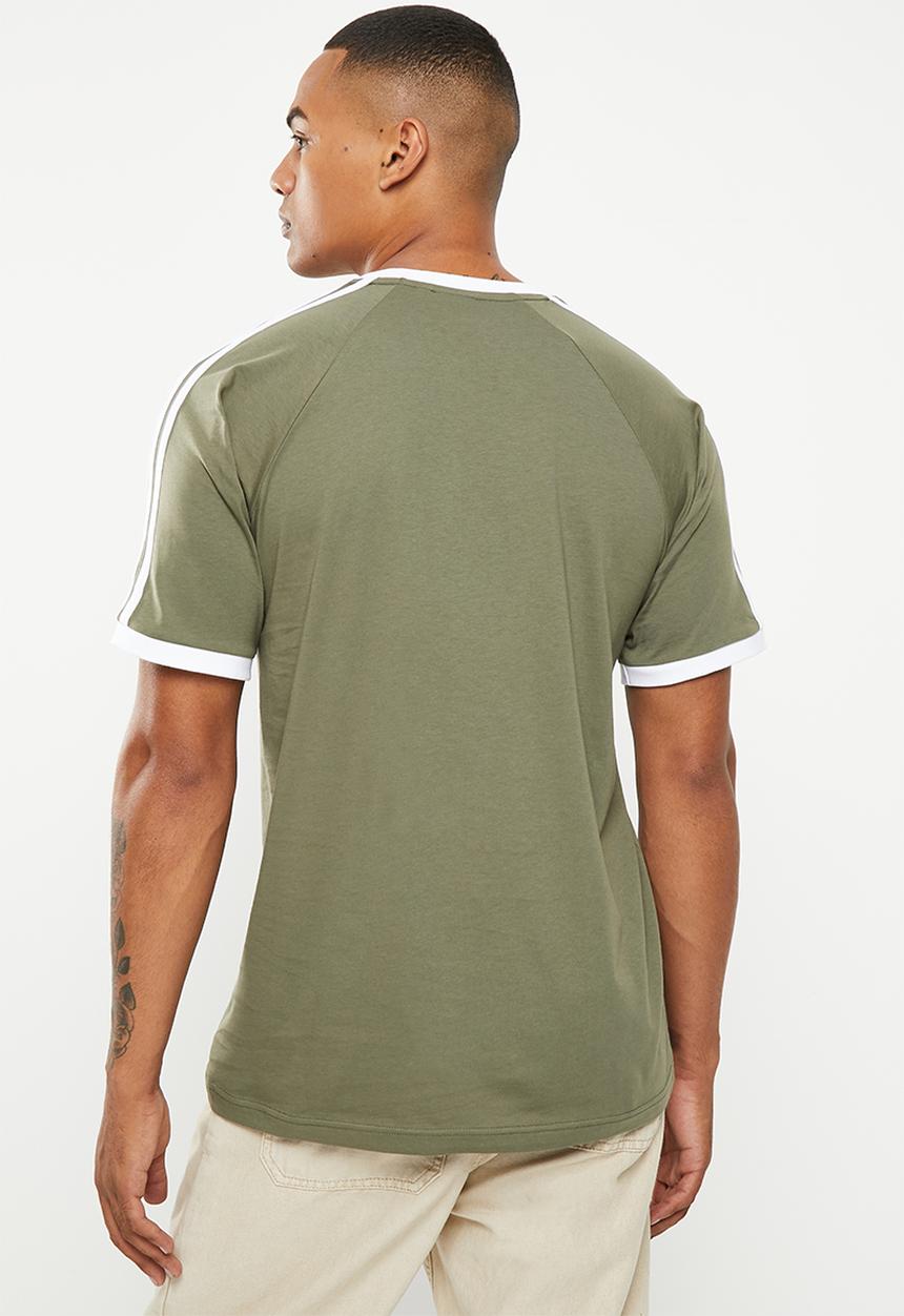 adidas Originals - 3 - stripes tee m - olive strata