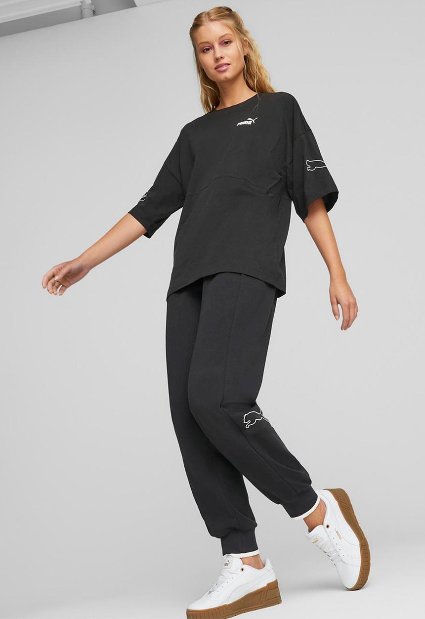 PUMA - Puma power colorblock tee - puma black