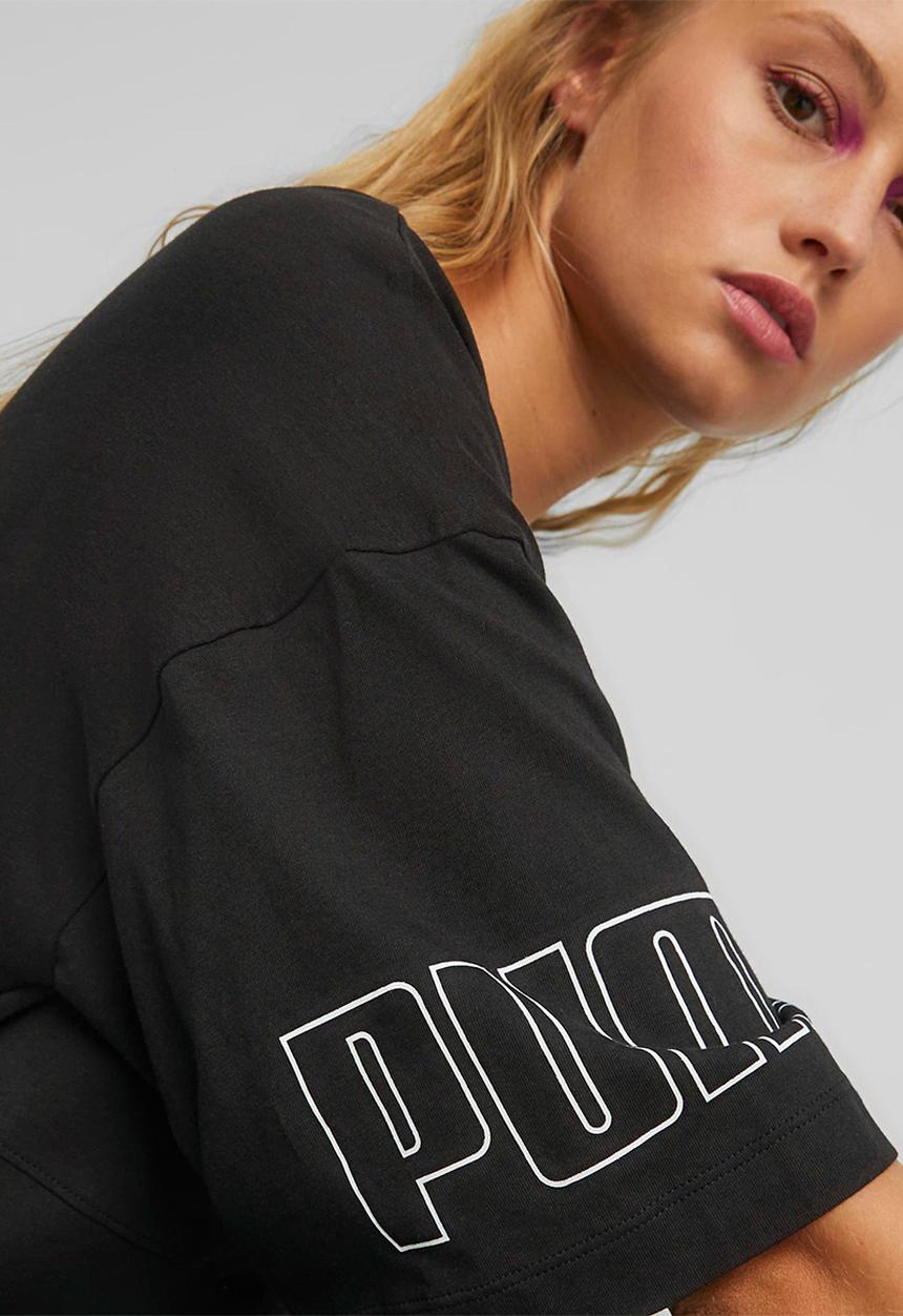PUMA - Puma power colorblock tee - puma black