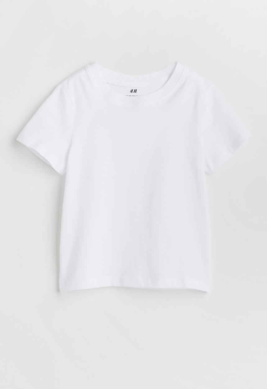 H&M - Cotton T-shirt - white