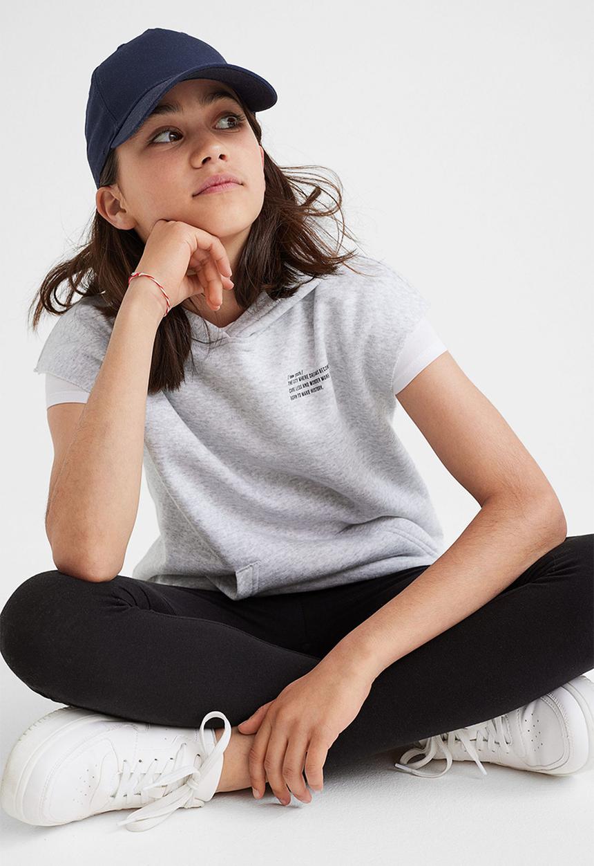 H&M - Jersey leggings - black
