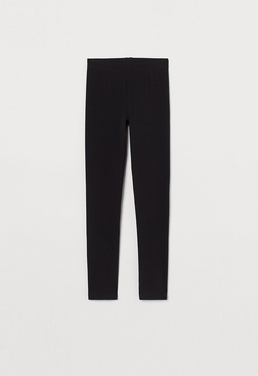 H&M - Jersey leggings - black