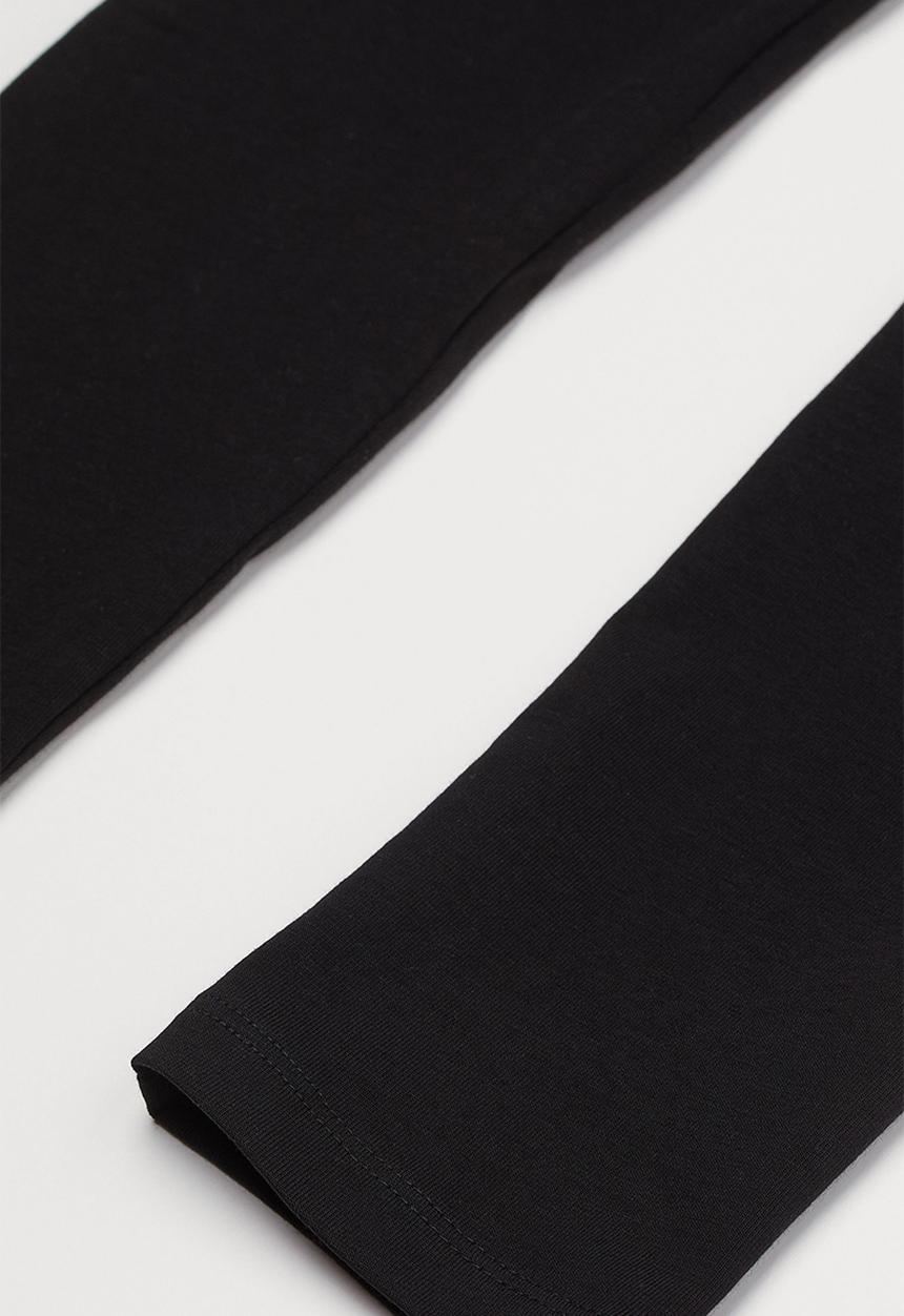 H&M - Jersey leggings - black