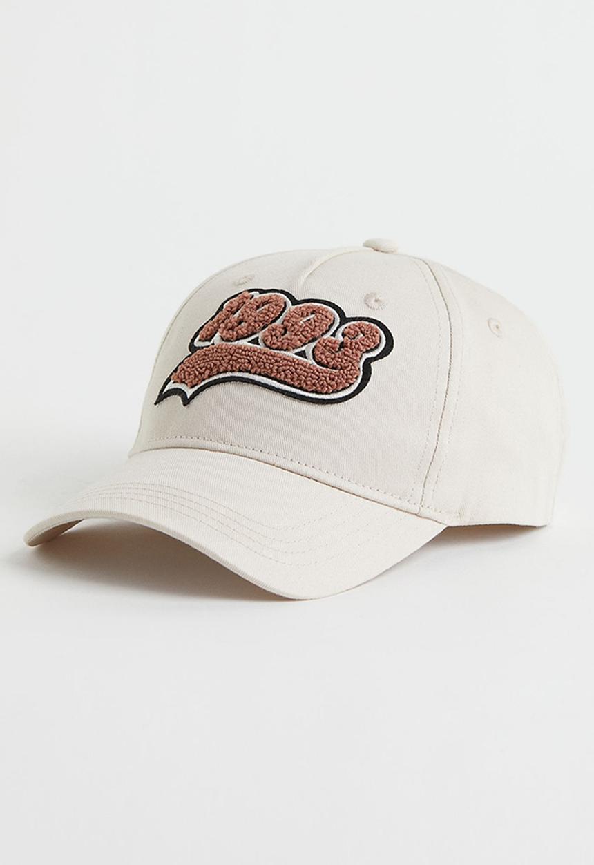 H&M - Cotton twill cap - cream/1993