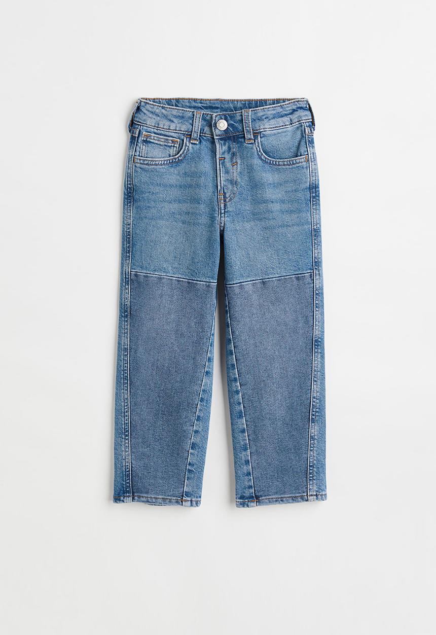 H&M - Comfort stretch loose fit jeans - denim blue