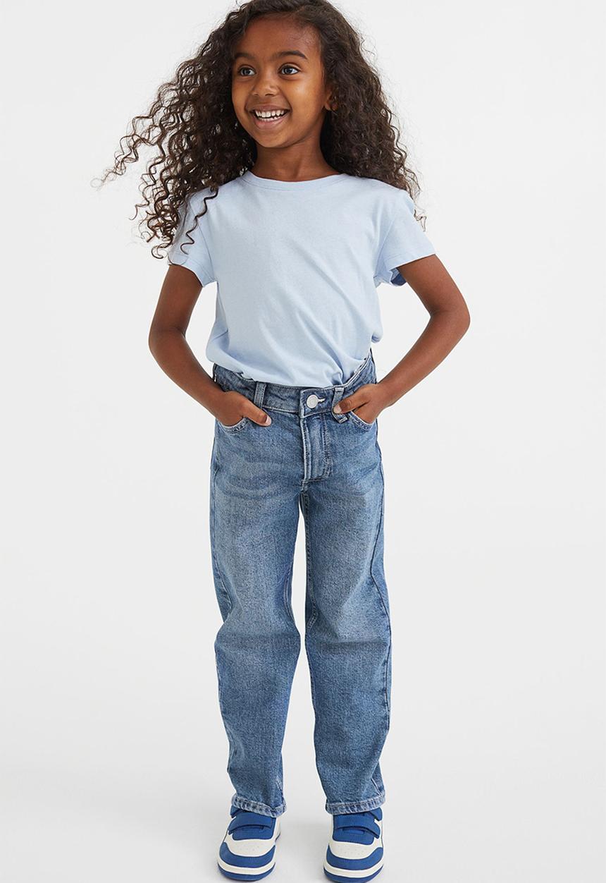 H&M - Comfort stretch straight fit jeans - denim blue