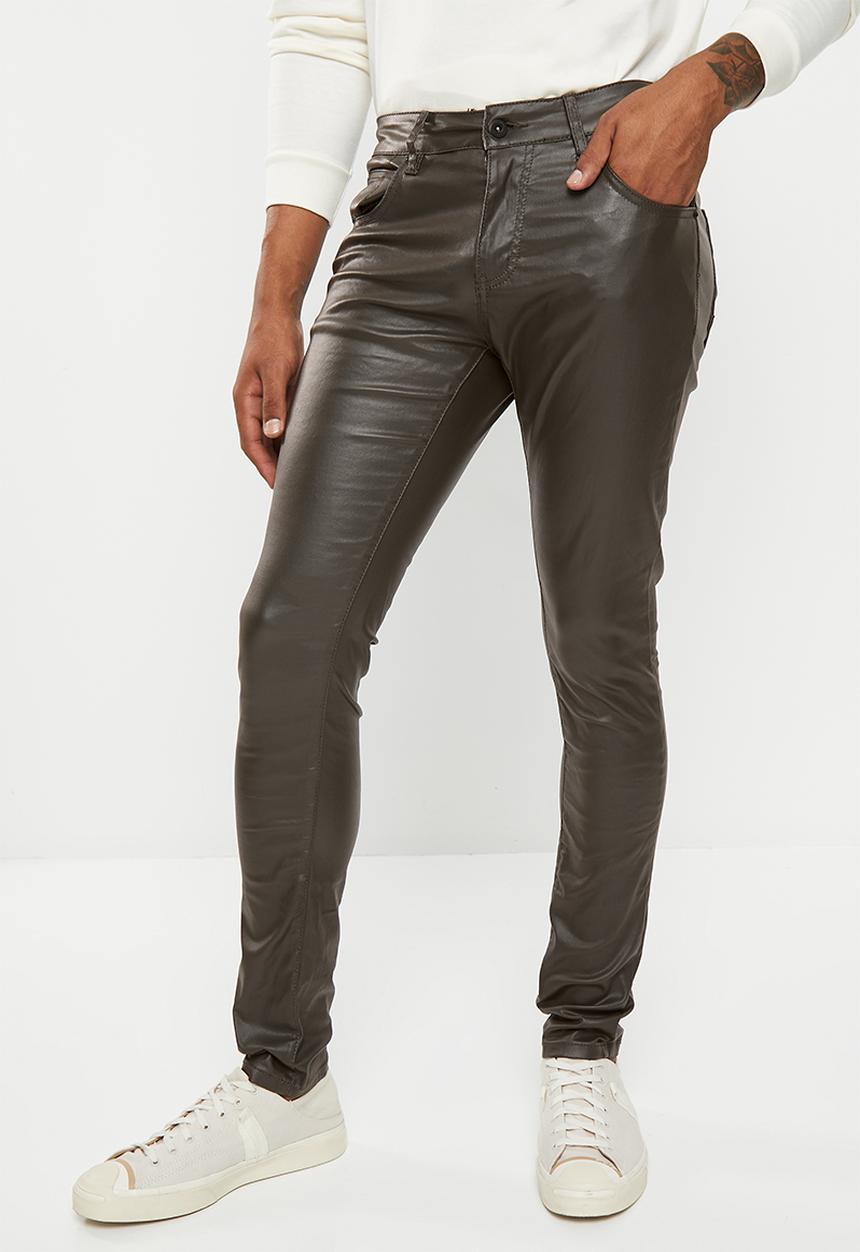 Cutty - Zaid coated denim jean - fossil