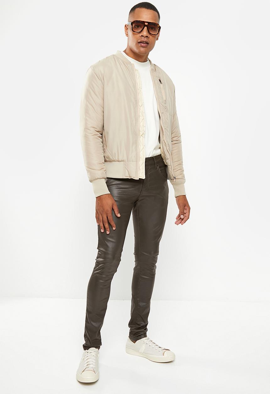 Cutty - Zaid coated denim jean - fossil