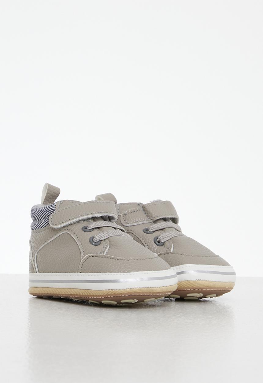 Pop Candy - Hi top soft sole sneaker - grey