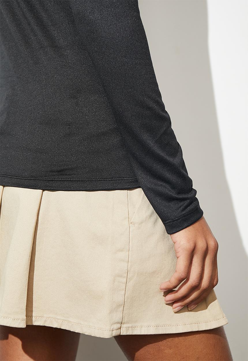 Superbalist - 2pk Poloneck tee - black and iced coffee