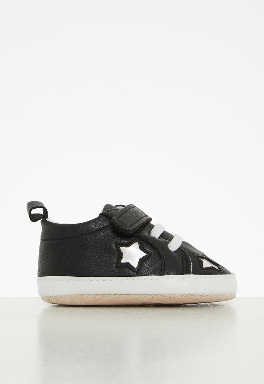 Pop Candy - Soft sole sneaker with stars - black