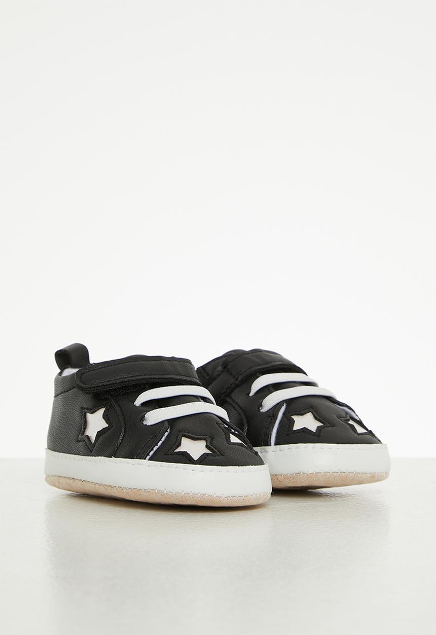 Pop Candy - Soft sole sneaker with stars - black