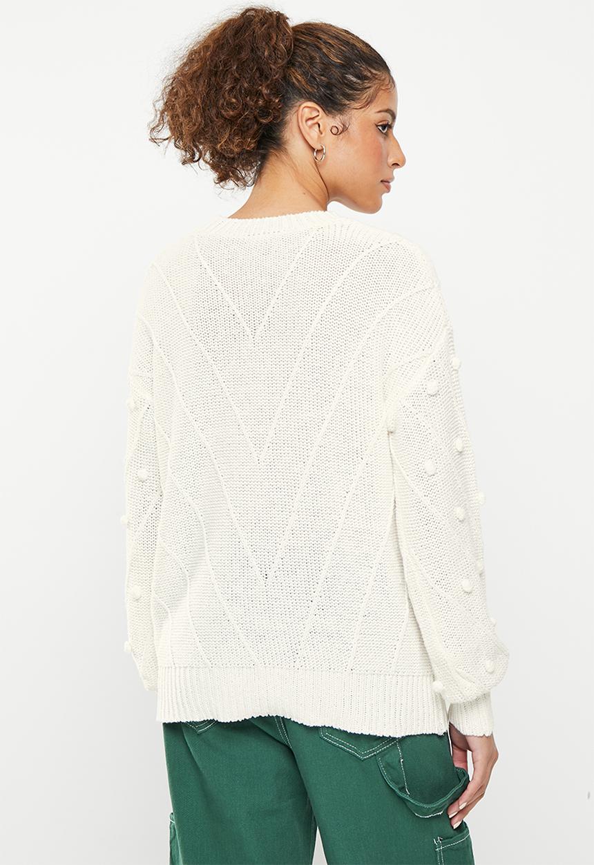 dailyfriday - Textured jumper - ecru