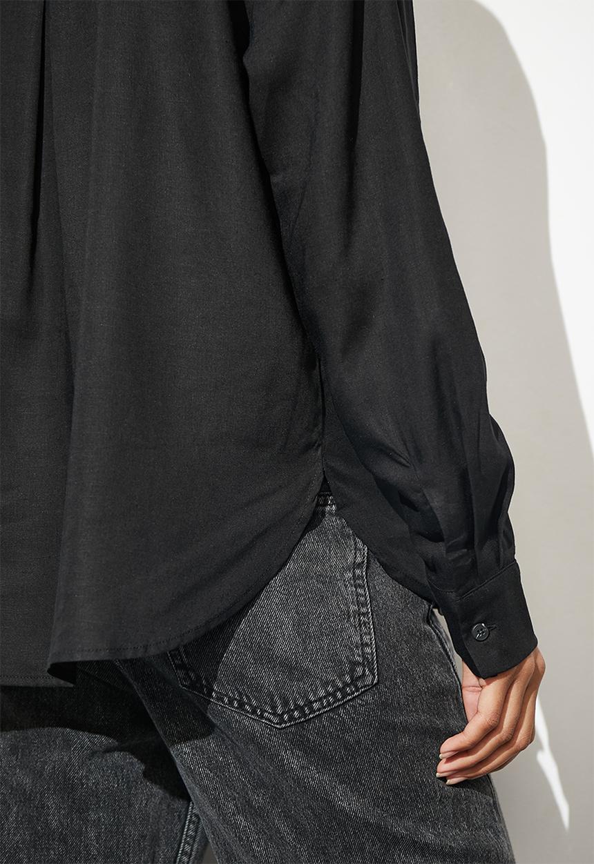 Superbalist - Linen pocket shirt -  black