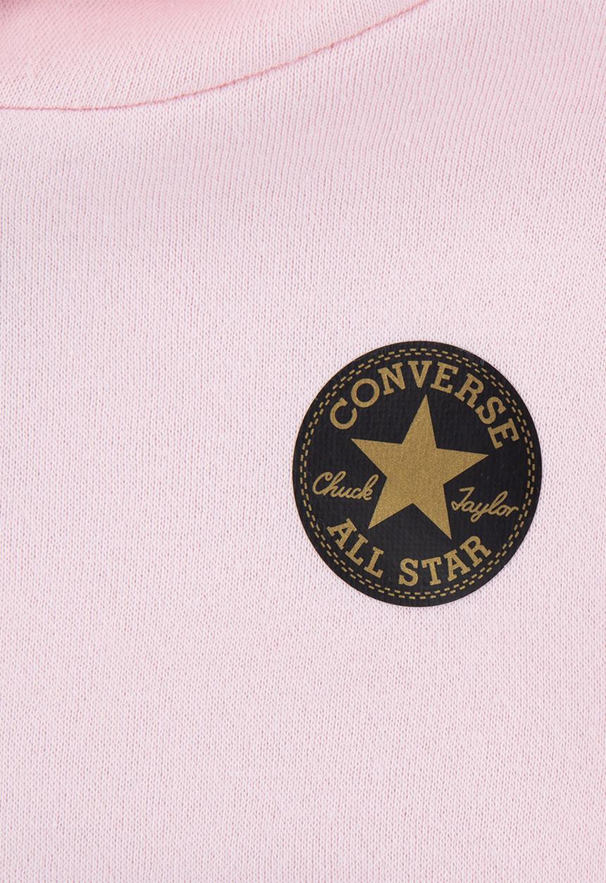 Converse - Cnvg hoodie & printed legging - pink foam