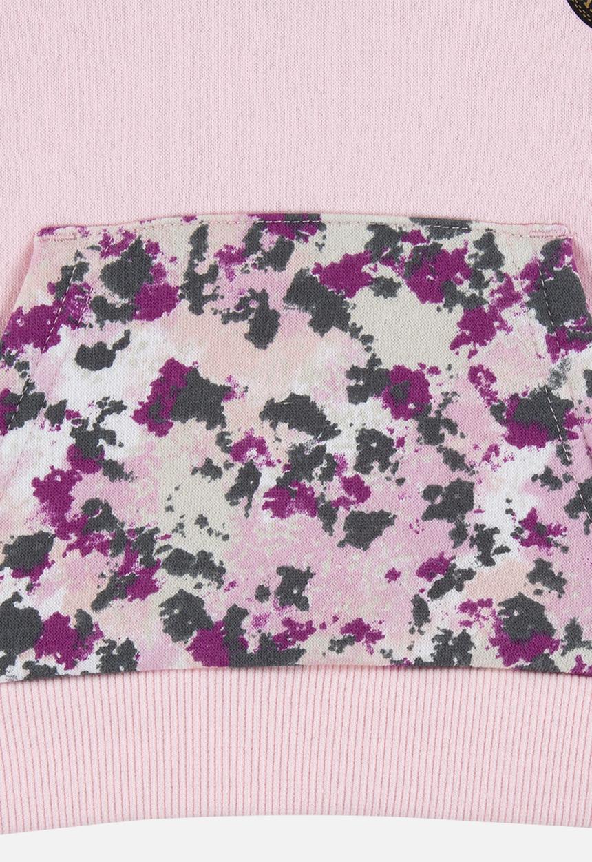 Converse - Cnvg hoodie & printed legging - pink foam