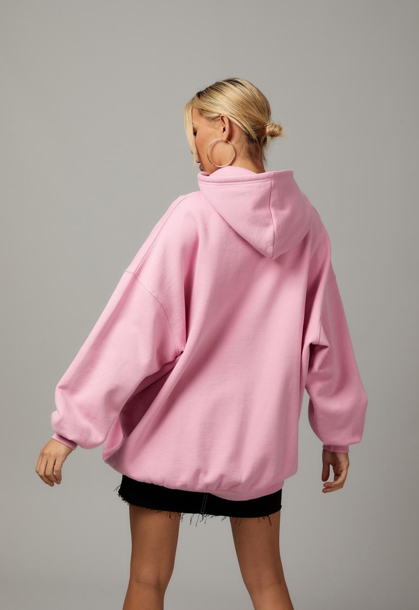 Factorie - Longline hoodie - lilac sachet/ironic focus