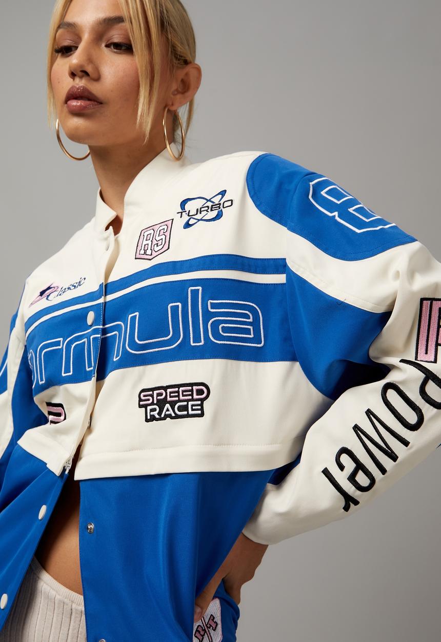 Factorie - Moto jacket - formula/olympian blue