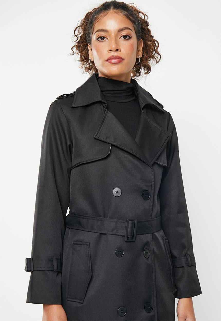 dailyfriday - Trench coat - black