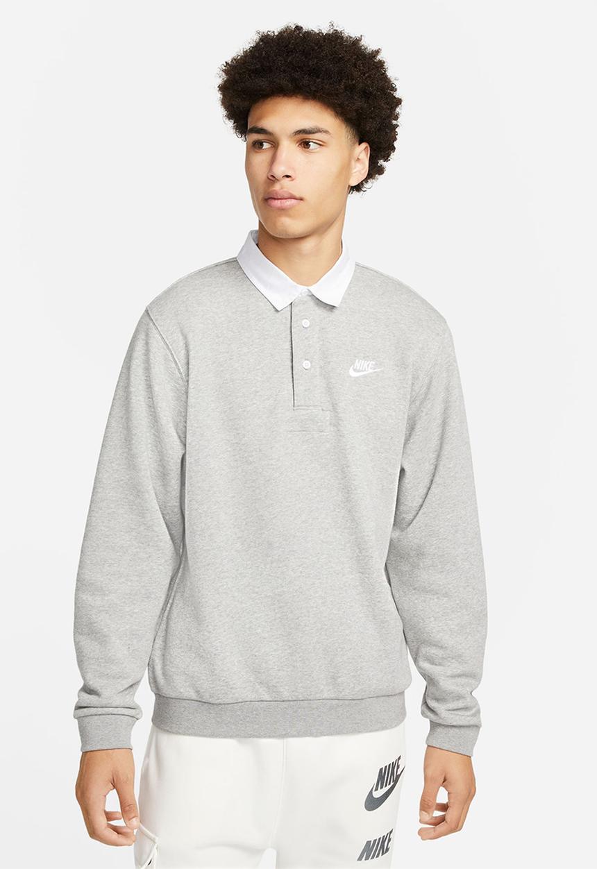 Nike - Nike Club brushed back long sleeve polo