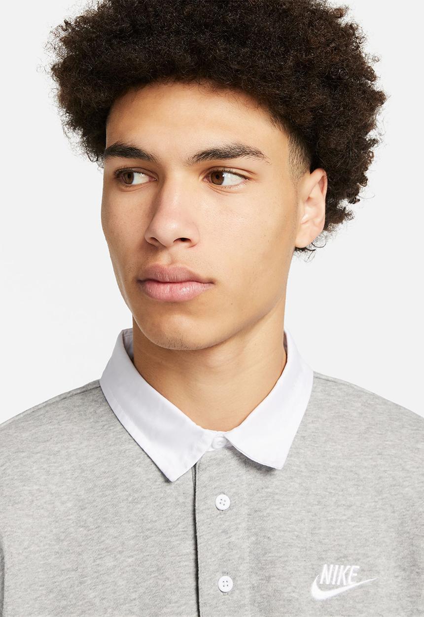 Nike - Nike Club brushed back long sleeve polo
