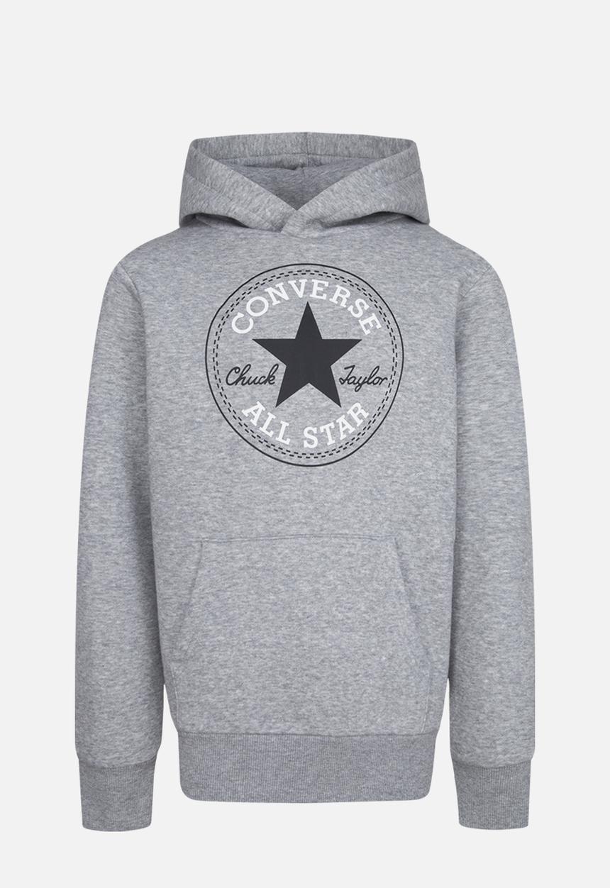 Converse - Cnvb fleece ctp core po hoodie - dk grey heather