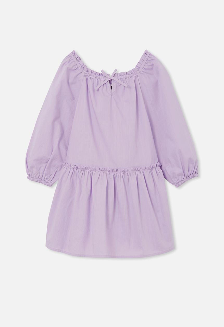 Cotton On - Caitlin long sleeve dress - lilac drop