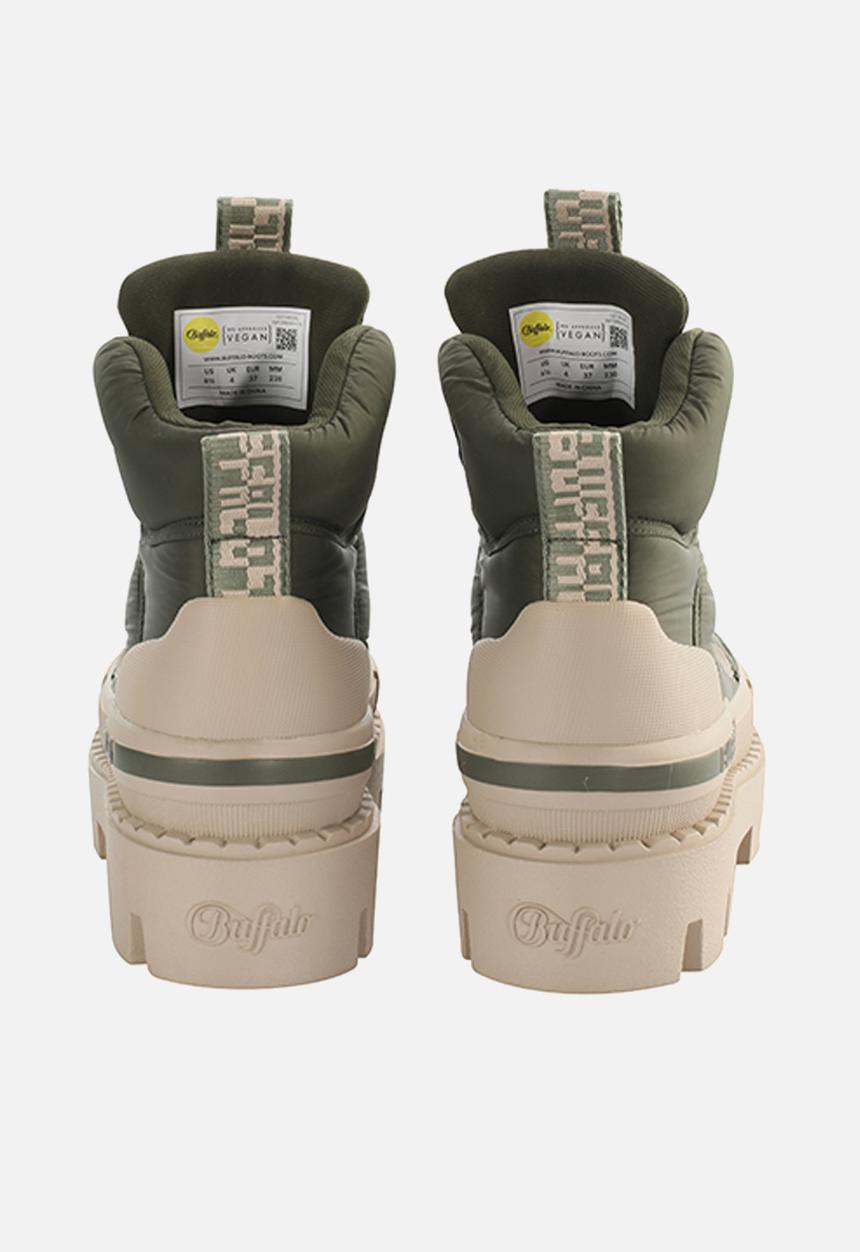 BUFFALO - Raven lace up mid - khaki