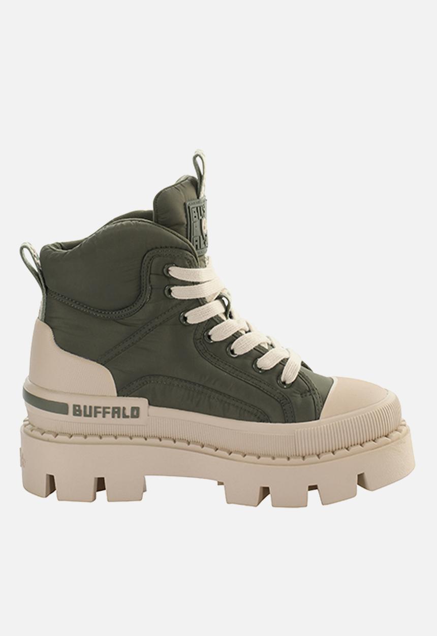 BUFFALO - Raven lace up mid - khaki
