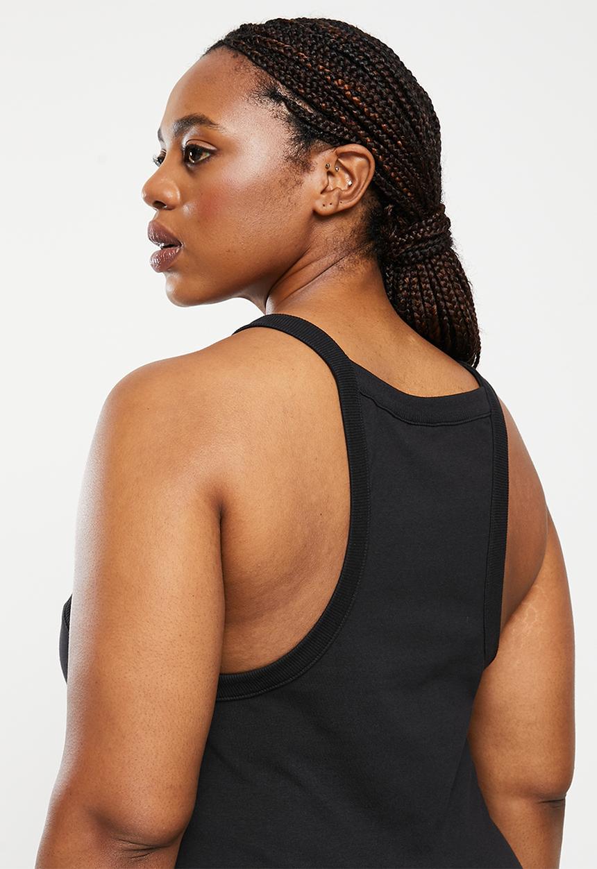 adidas Originals - Plus long tank dress - black