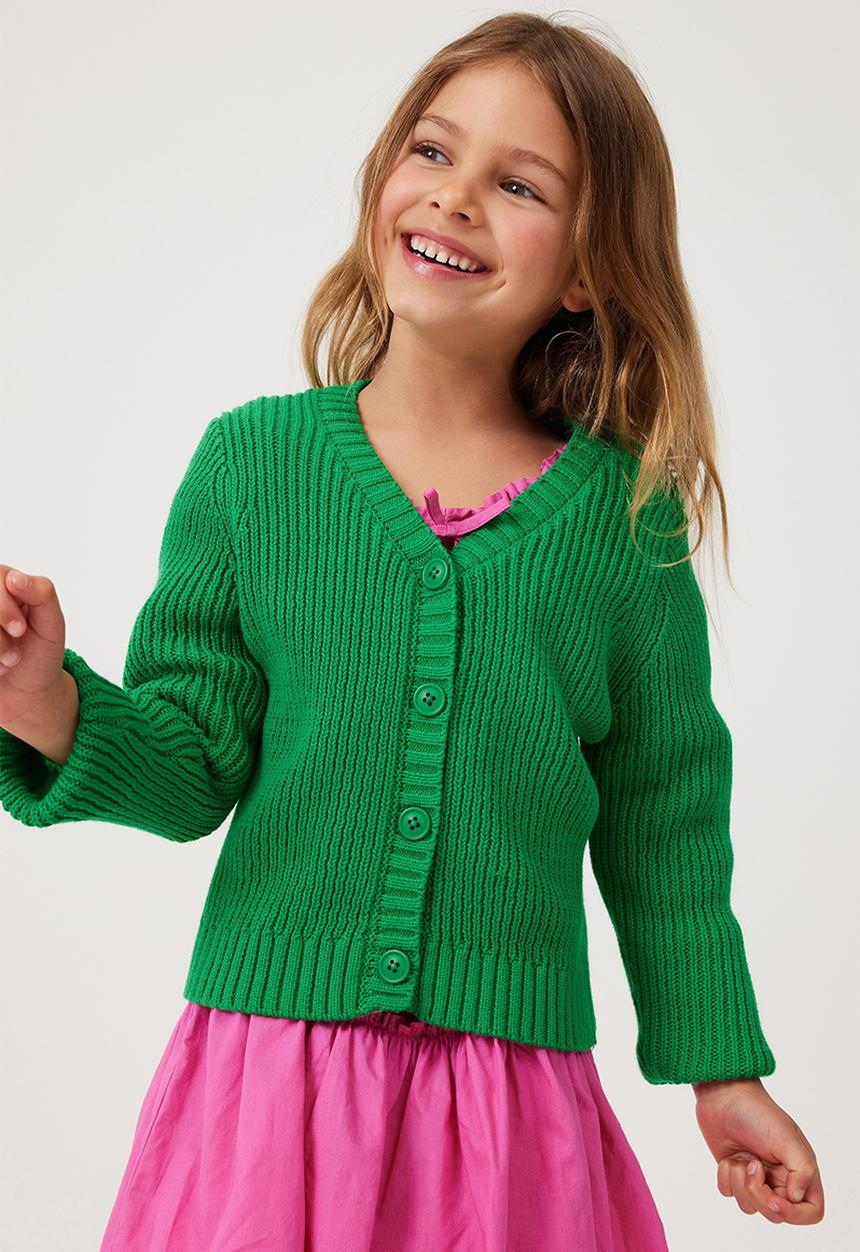 Cotton On - Bailey cardi - green splash
