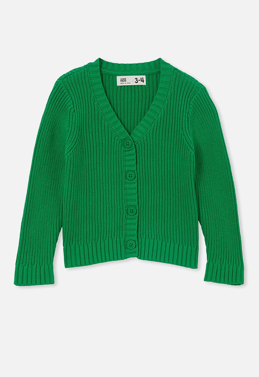 Cotton On - Bailey cardi - green splash
