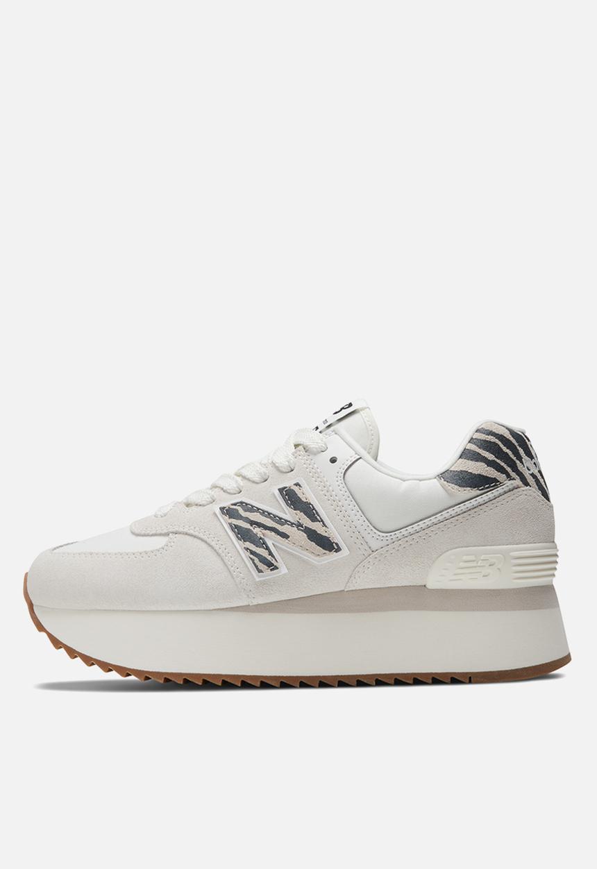 New Balance  - 574+ - animal print pack / game plan styles - sea salt (108)