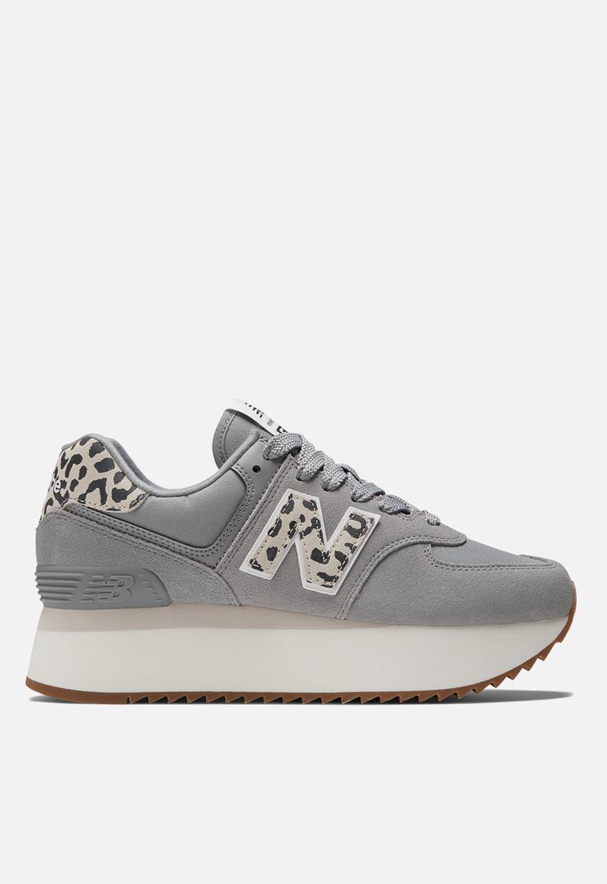 New Balance  - 574+ - animal print pack / game plan styles - shadow grey (056)