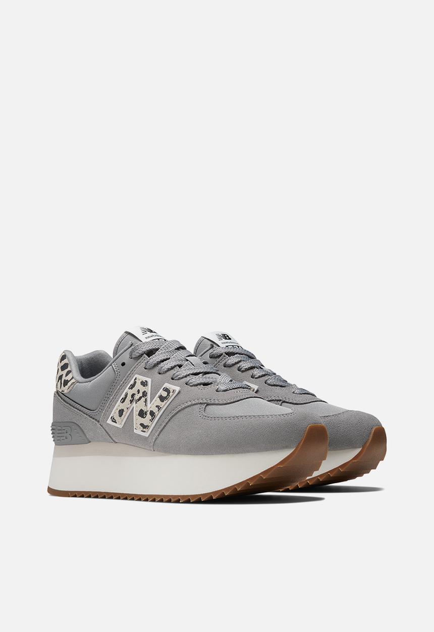 New Balance  - 574+ - animal print pack / game plan styles - shadow grey (056)