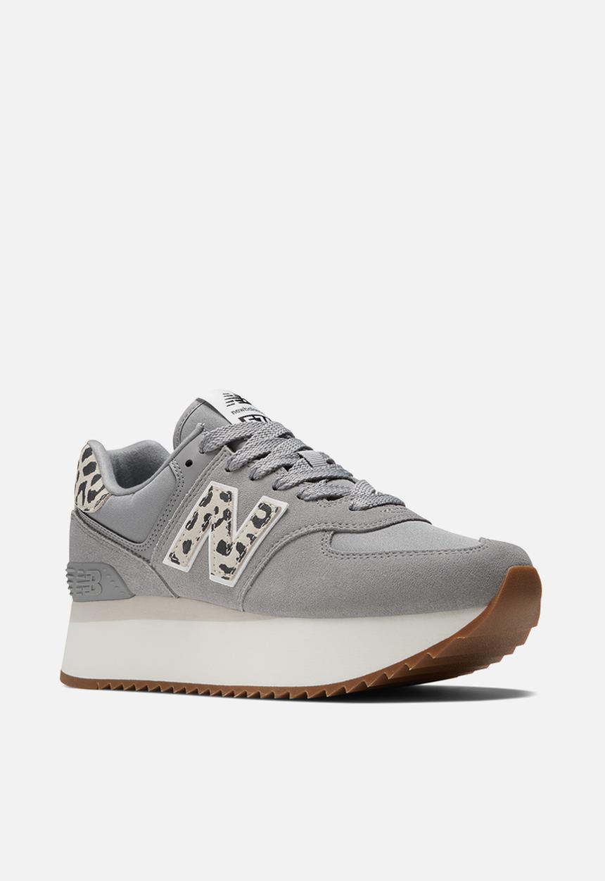New Balance  - 574+ - animal print pack / game plan styles - shadow grey (056)