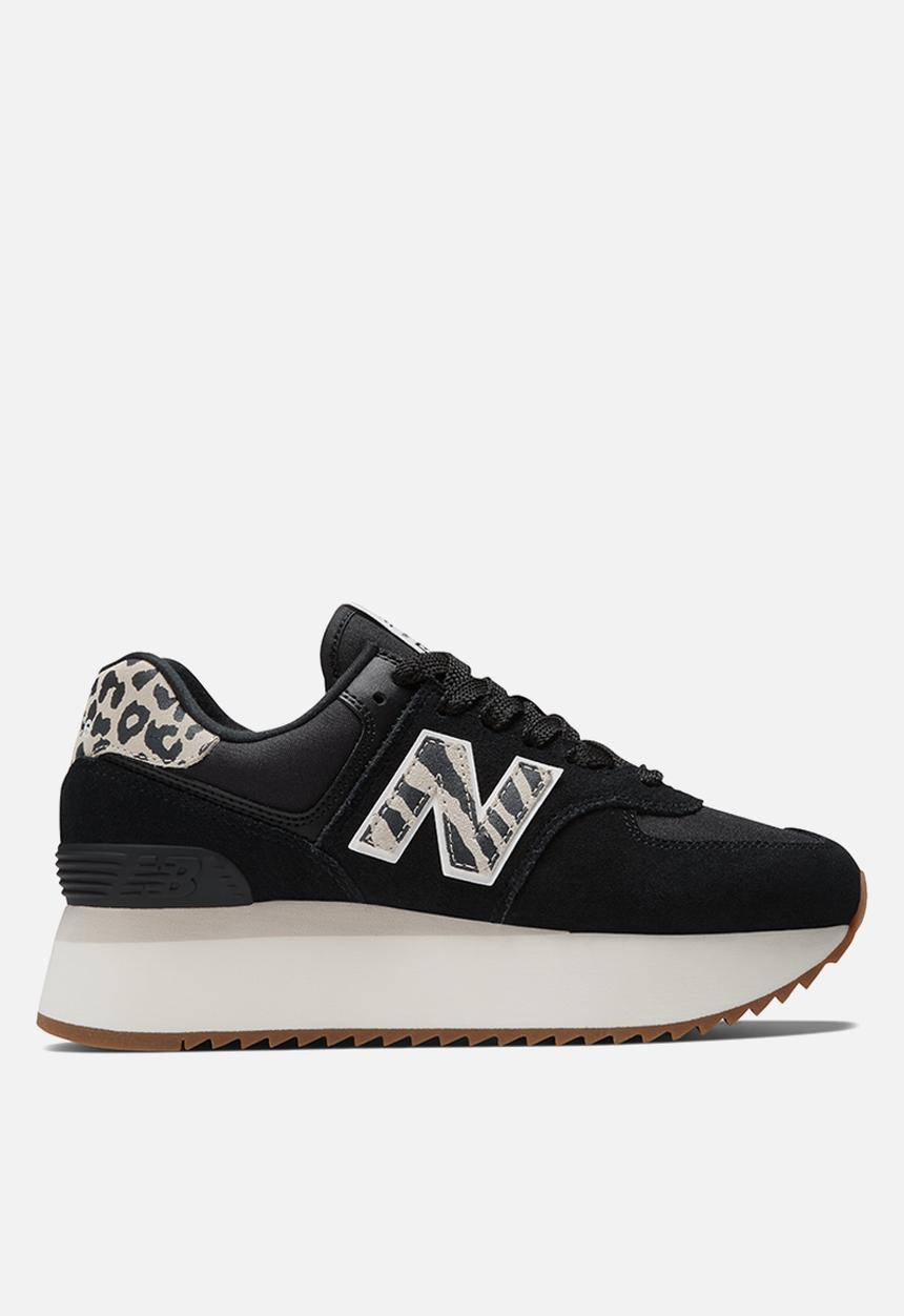 New Balance  - 574+ - animal print pack / game plan styles - black (001)