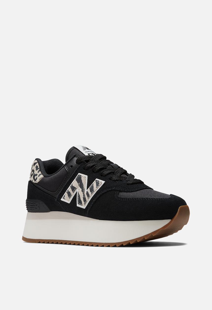 New Balance  - 574+ - animal print pack / game plan styles - black (001)
