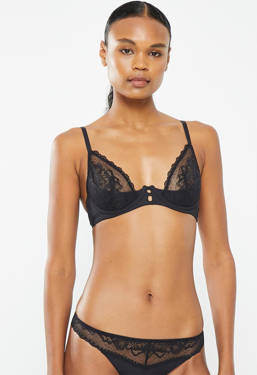 DORINA - Talisa light padded plunge bra - black