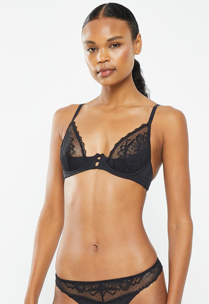 DORINA - Talisa light padded plunge bra - black