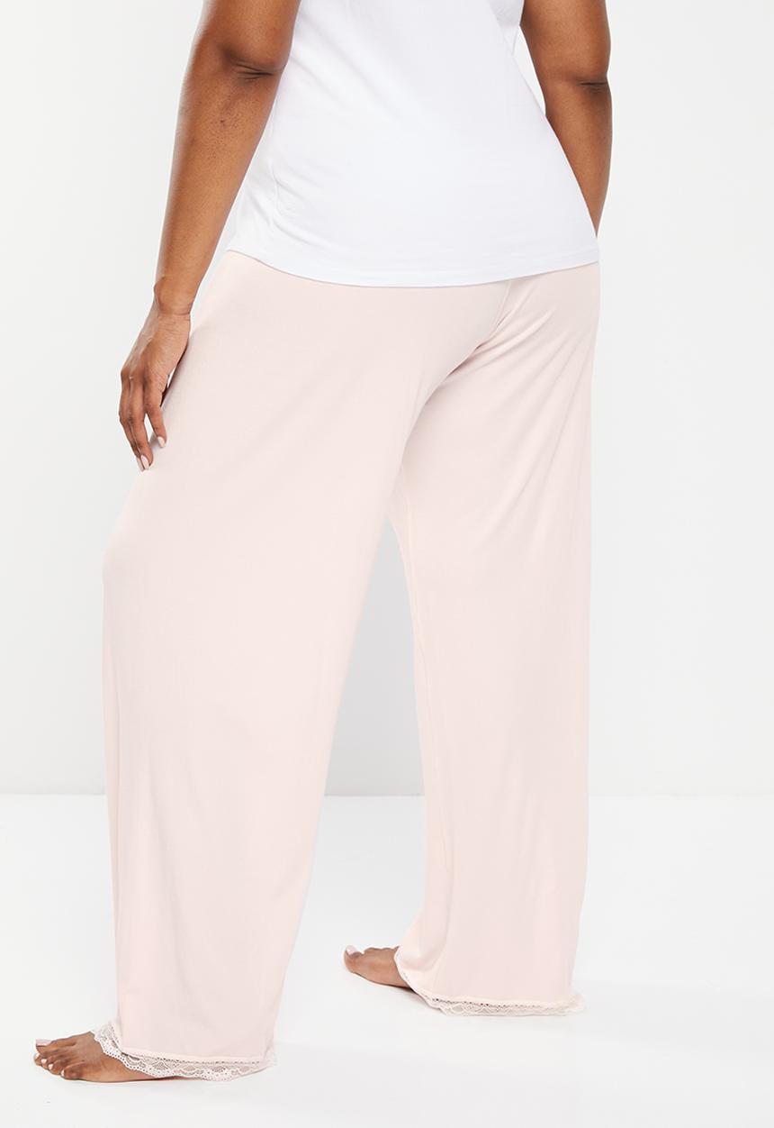 DORINA - Plus pampas pants - pink