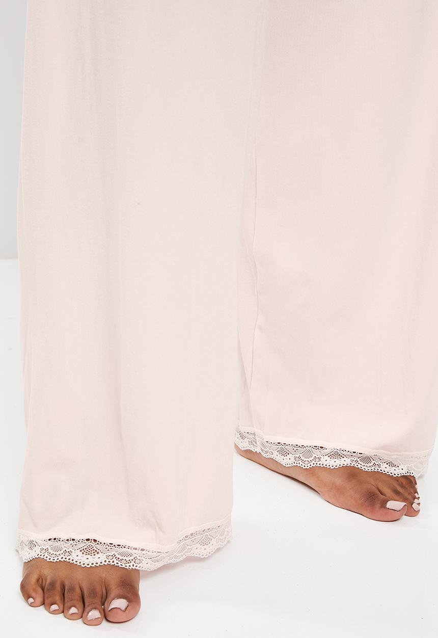 DORINA - Plus pampas pants - pink