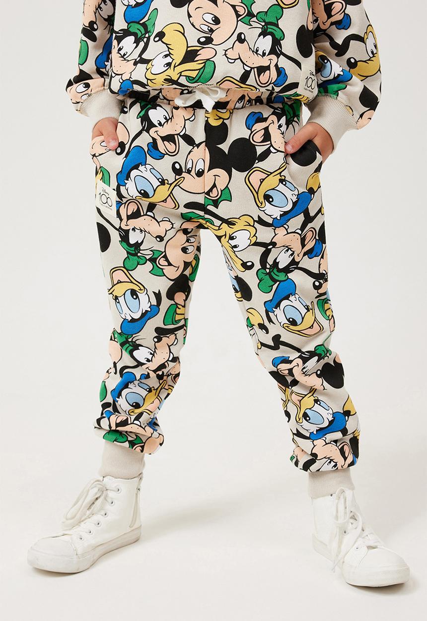 Cotton On - License marlo trackpant - lcn dis rainy day/mickey yardage
