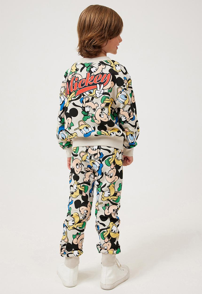 Cotton On - License marlo trackpant - lcn dis rainy day/mickey yardage