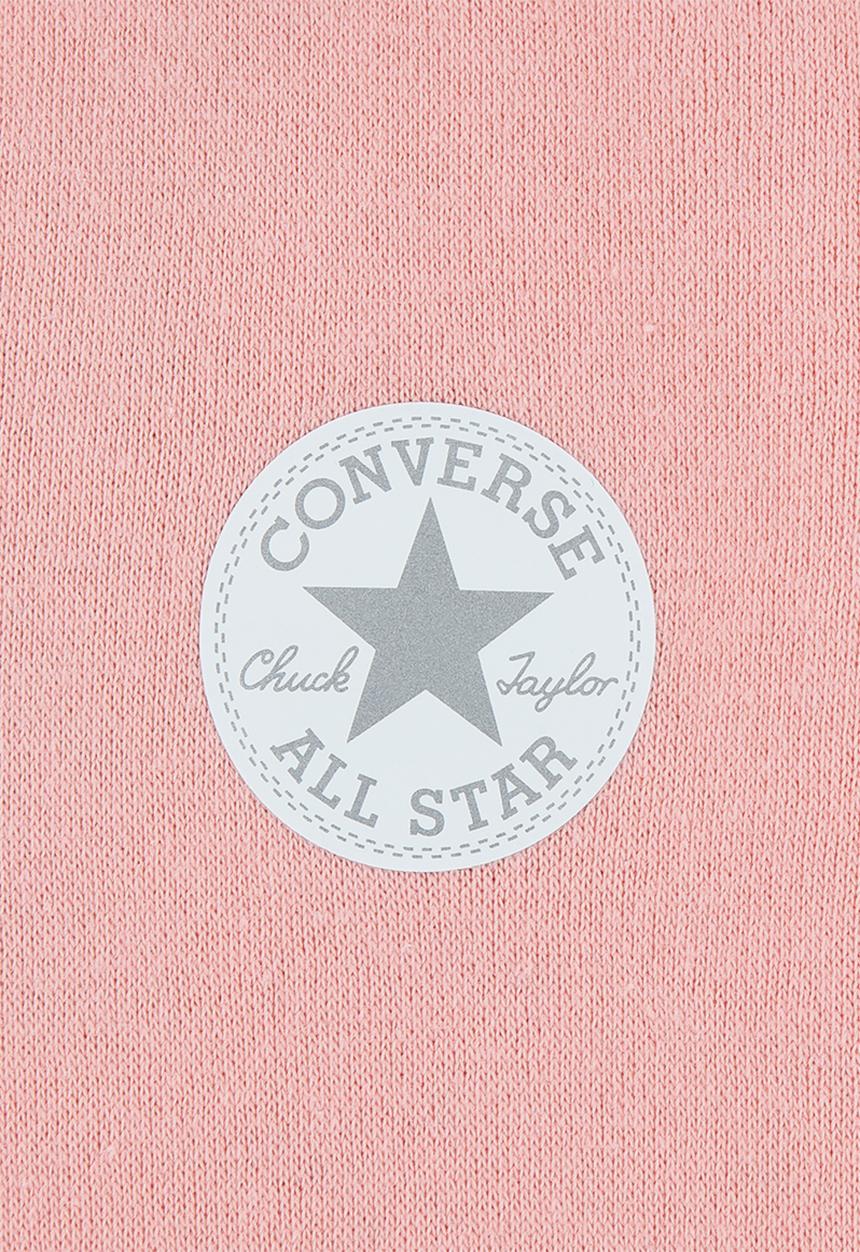 Converse - Cnvg printed crew & jogger set - bleached coral