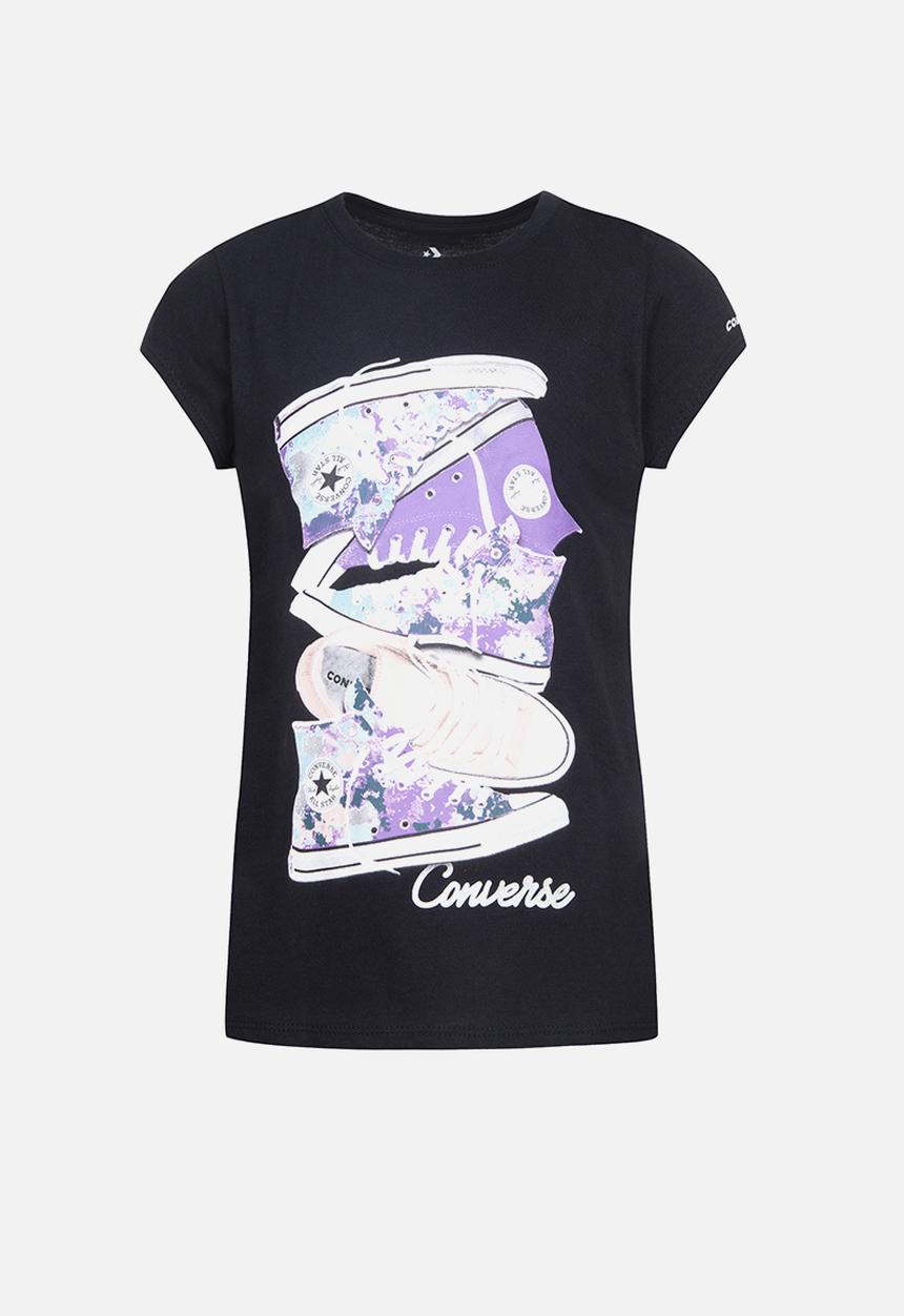 Converse - Cnvg short sleeve sneaker gfx T-shirt - black